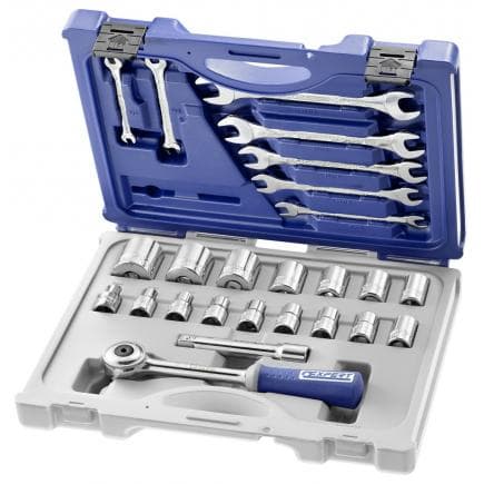 EXPERT E032937 - ASSORTIMENT DE DOUILLES 1/2'' 25 PIÈCES