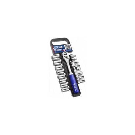 EXPERT E032942 - JEU DE DOUILLES SUR SUPPORT 1/2'' 18 PIECES