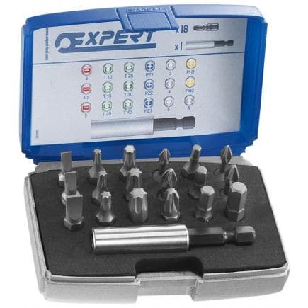 EXPERT E113901 - JEU D’EMBOUTS 1/4'' 19 PIÈCES