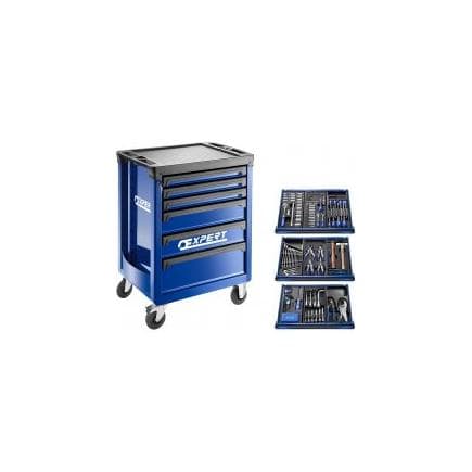 EXPERT E220314 - Chariot avec assortiment d'outils (209 pcs.)
