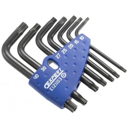 EXPERT E121103 - Jeu de 7 clés mâles ResisTorx® sur support plastique