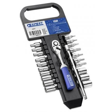 EXPERT E030727 - Jeu de douilles 1/4'' 22 pièces