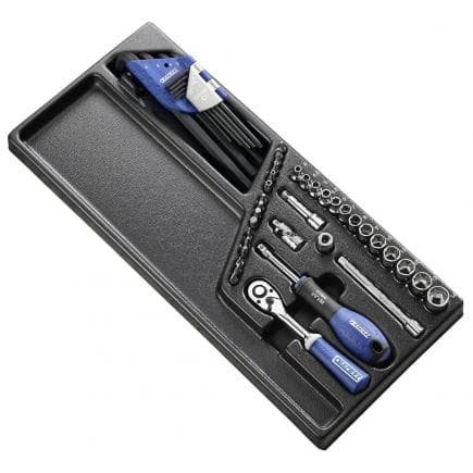 EXPERT E194680 - Module de douilles et accessoires 1/4'' métriques 45 pièces