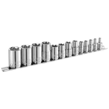 EXPERT E034801 - Jeu de douilles Torx® 1/4'' 3/8'' 1/2'' 13 pièces