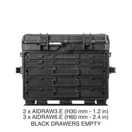 EXPLORER CASES 5140.B.3ALR - Valise avec tiroirs vides - 3 x AIDRAW3.E et 1 x AIDRAW6.E et 1 x AIDRAW9.E