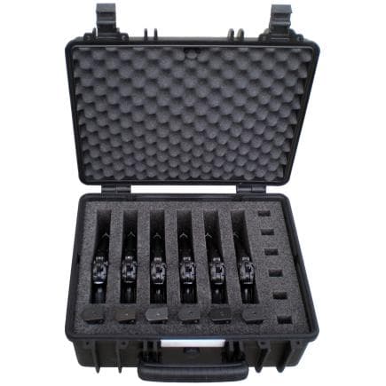 EXPLORER CASES 4419HL.B.6P - Valise étanche en polypropylène pour 6 pistolets et 12 chargeurs (vide)