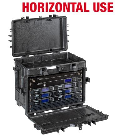 EXPLORER CASES 5140.B.6U - Boîtier étanche avec 6 unités avec RFID/NFC 19" (vide)