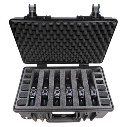 EXPLORER CASES 5221HL.B.6P - Valise étanche en polypropylène pour 6 pistolets et 12 chargeurs (vide)