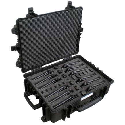 EXPLORER CASES 5823.B.12P - Étui étanche en polypropylène pour 12 pistolets et 24 chargeurs (vide)