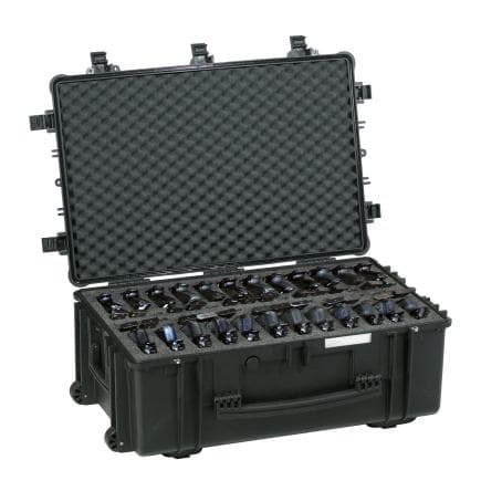 EXPLORER CASES 7630.B.24P - Étui étanche en polypropylène pour 24 pistolets et 48 chargeurs (vide)