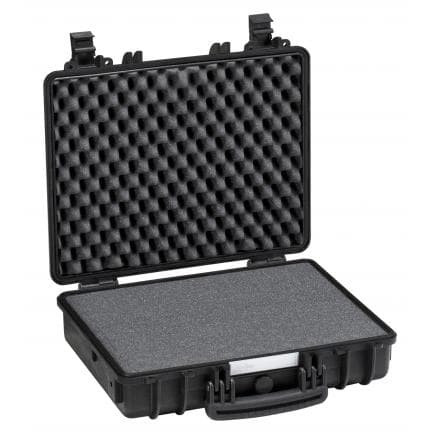 EXPLORER CASES 4412HL.B - Valise antichoc idéale pour ordinateur portable et accessoires noire avec mousse