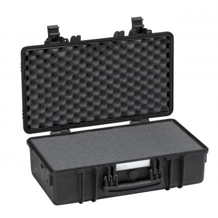 EXPLORER CASES 5117.B - Valise antichoc avec angles renforcés revêtue de caoutchouc noire avec mousse
