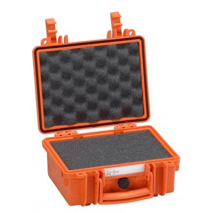 EXPLORER CASES 2209.O - Valise compacte pour objets fragiles orange vide avec mousse