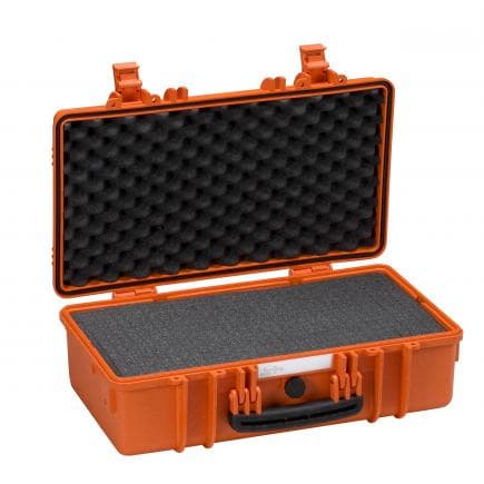 EXPLORER CASES 5117.O - Valise antichoc avec angles renforcés revêtue de caoutchouc orange avec mousse
