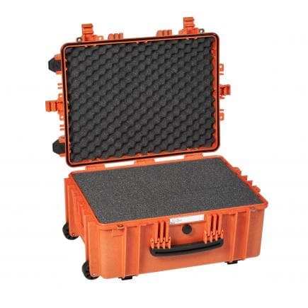 EXPLORER CASES 5326.O - Conteneur hermétique, résistant aux produits chimiques, à l'humidité et à la poussière - orange avec mousse