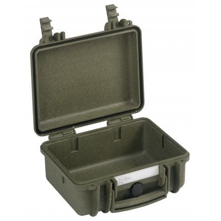 EXPLORER CASES 2712HL.G E - Valise antichoc en polypropylène copolymère vert kaki vide