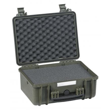 EXPLORER CASES 3818HL.G - Valise avec valve de pressurisation et serrures vert kaki avec mousse