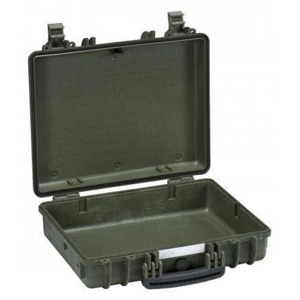 EXPLORER CASES 4412HL.G E - Valise antichoc idéale pour ranger ordinateur portable et accessoires vert kaki vide