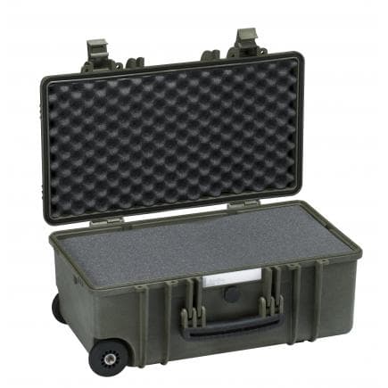 EXPLORER CASES 5122.G - Valise à haute résistance aux chocs vert kaki avec mousse
