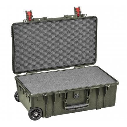 EXPLORER CASES 5218HL.G E--SPENTO - Valise à haute résistance aux chocs vert kaki avec mousse