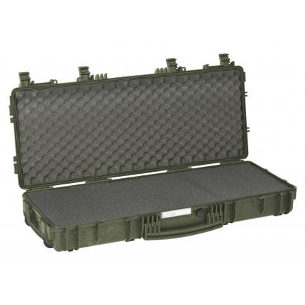 EXPLORER CASES 9413.G - Valise porte-fusils et accessoires longs, avec accessoires, vert kaki avec mousse