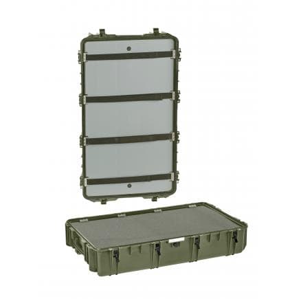 EXPLORER CASES 10840.G - Valise - armurerie mobile pour fusils vert kaki avec mousse