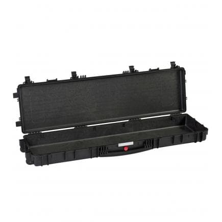 EXPLORER CASES RED13513.B E - Valise porte-fusil avec accessoires noire vide, double fourreau, jusqu’à 114 cm