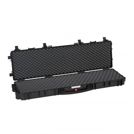 EXPLORER CASES RED13513.BCV - Valise porte-fusil avec accessoires noire avec mousse à cônes, jusqu’à 135 cm