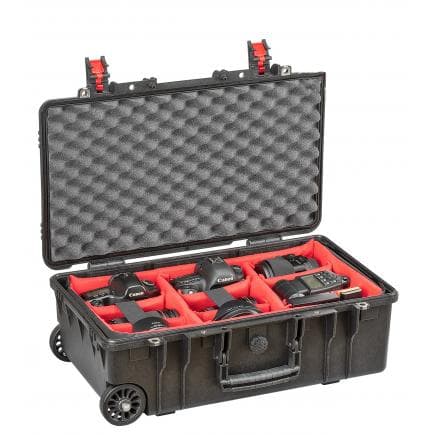 EXPLORER CASES 5218HL.BPH - Valise noire étanche avec séparateurs rembourrés pour boîtier d’appareils-photos et objectifs