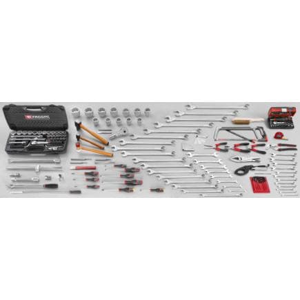 FACOM CM.V9 - Assortiment ''maintenance de machines agricoles'' de 174 outils métriques