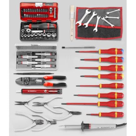 FACOM 2132.EL31 - Assortiment CM.EL31 avec boîte à outils 3 compartiments BT.9 (69 outils)