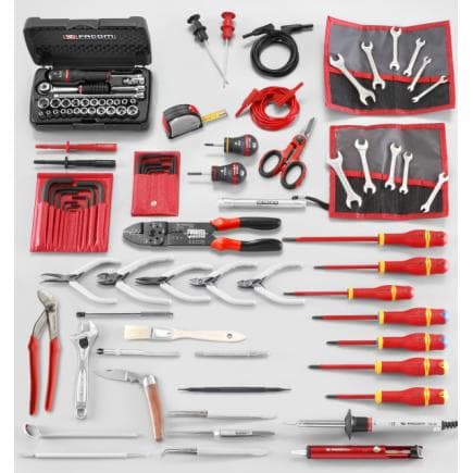 FACOM CM.EL34 - Assortiment pour l'électronique de 99 outils métriques et en pouces