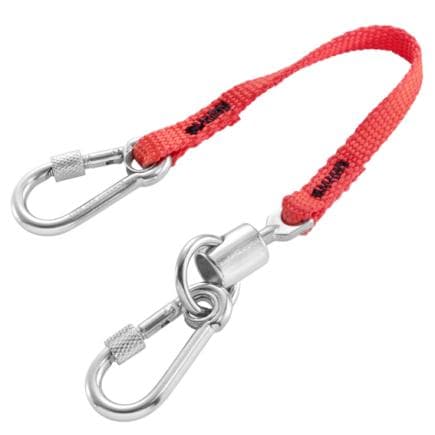 FACOM LAN0.2TSLS - Longe 20 cm Mousqueton 50 mm en acier inoxydable à vis + émerillon et mousqueton 60 mm en inox à vis SLS
