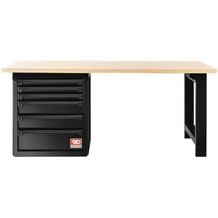 FACOM RWS2-2MW6DBS - Plan de travail en bois d'établi noir de 2 m