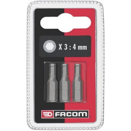 FACOM EH102.5.J3 - Jeu d’embouts à six pans six 6,3 mm (1/4") (3 pièces)