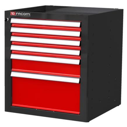 FACOM JLS2-MBD5T - Jetline+ Meuble bas double – 5 tiroirs