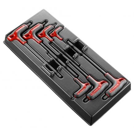 FACOM MOD.84TZSA - Module de 7 clés mâles hexagonales avec manche en "T" à tête sphérique