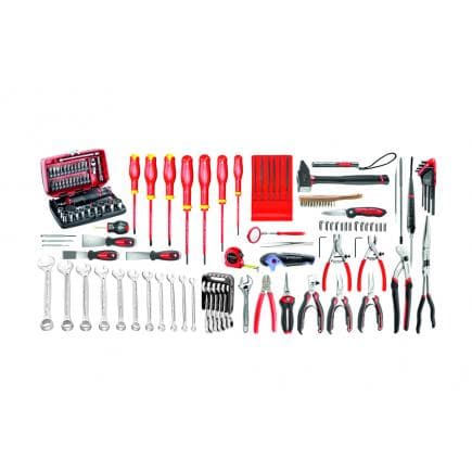 FACOM BST20.EM42A - 105-PIECES SET OF ELECTROMECHANICAL TOOLS IN TOOL BAG
