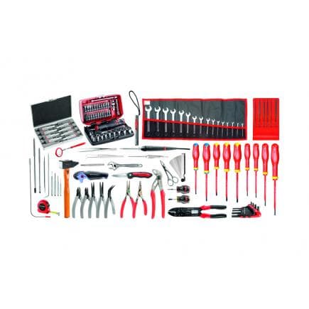 FACOM BT200.EM41A - Assortiment électromécanique de 120 outils dans une boîte à outils bi-matière