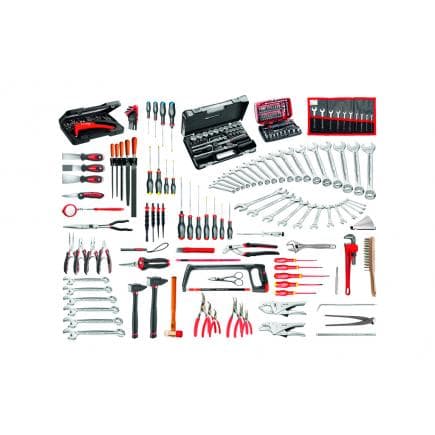 FACOM CM.140A-F - Assortiment maintenance industrielle de 200 outils avec modules en mousse