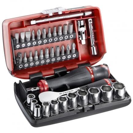 FACOM R.181NANO - Assortiment de douilles 6 pans 1/4'' - métriques