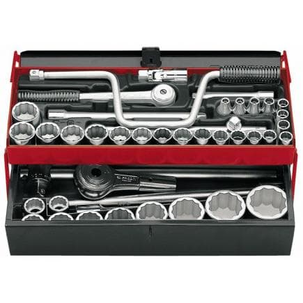 FACOM SK.452U - Assortiment de douilles 1/2'' et 3/4'' 12 pans de 3/8'' à 2''