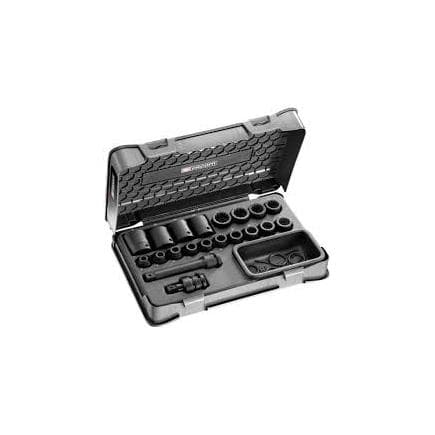 FACOM NSD.500A - Assortiment de douilles Impact 1/2" longues 12 pans (23 pièces)