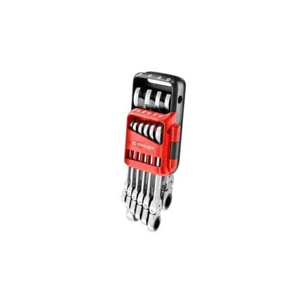 FACOM 467BF.JP10PB - Jeu de clés mixtes à cliquet articulées métriques en coffret portable (10 pièces)