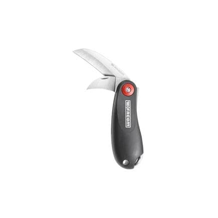 FACOM 640180PB - Couteau d'électricien avec manche en plastique et 2 lames