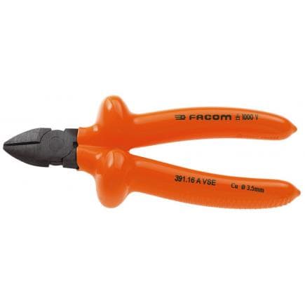FACOM 391.16AVSE - Pince coupante diagonale isolée 1000 V, série VSE, pour cuivre