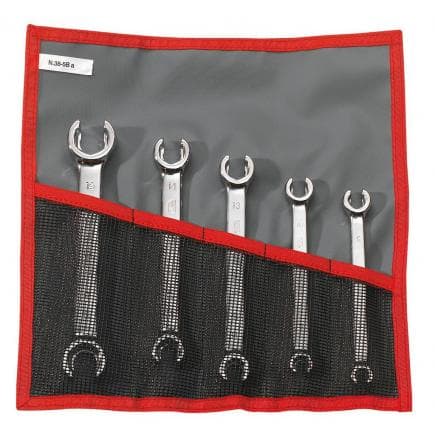 FACOM 43.JE5T - Jeu de clés pour raccords, droites, renforcées, métriques