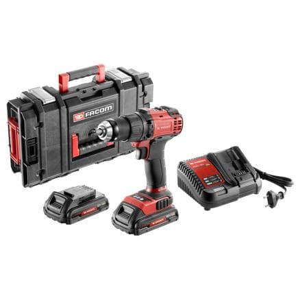 FACOM CL3.P18SD2 - Kit perceuse visseuse/dévisseuse sans fil 18 V 13 mm 2,0Ah