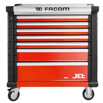 FACOM JET.7NM4A - Chariot JET 7 tiroirs avec 4 modules par tiroir (vide)