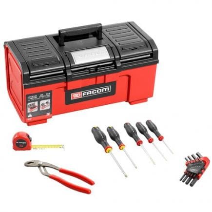 FACOM BP.C19NCM1PB - Boîte à outils avec assortiment (19 pièces)